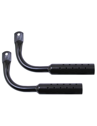 Muffler W/Holes Black.